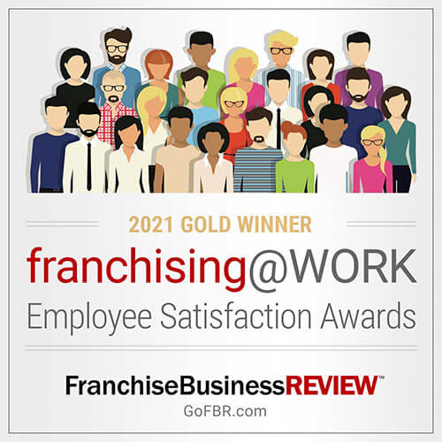 Franchising At Work Employee Satisfaction Award - 2021 Gold Winner